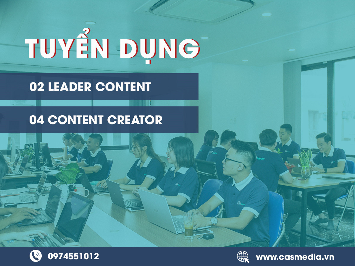 Tuyển Dụng Content Creator